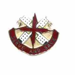 US Army 320th Evacuation Hospital Unit Crest by Saunders Military Insignia