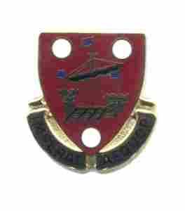 US Army 483rd Transportation Battalion Unit Crest by Saunders Military Insignia