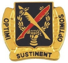 US Army 502nd Personnel Service, Unit Crest by Saunders Military Insignia