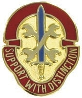 US Army 521st Maintenance Battalion Unit Crest by Saunders Military Insignia