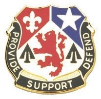 US Army 536th Support Battalion Unit Crest by Saunders Military Insignia