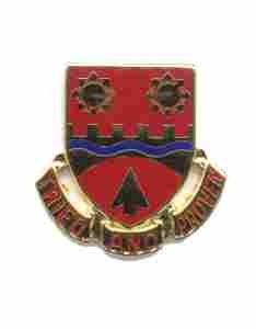 US Army 612th Engineer Battalion Unit Crest by Saunders Military Insignia