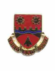 US Army 612th Engineer Battalion Unit Crest by Saunders Military Insignia