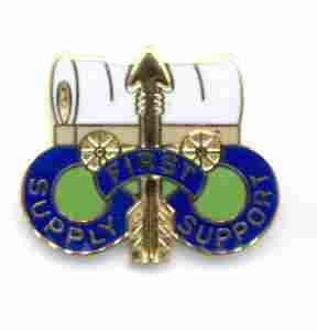 US Army 809th Supply and Service Unit Crest by Saunders Military Insignia