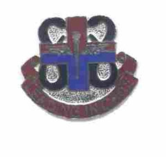 US Army 818th Hospital Center Unit Crest by Saunders Military Insignia