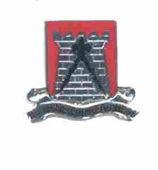 US Army 891st Engineer Battalion Unit Crest by Saunders Military Insignia