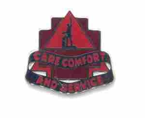 US Army 3345th Hospital Unit Crest by Saunders Military Insignia