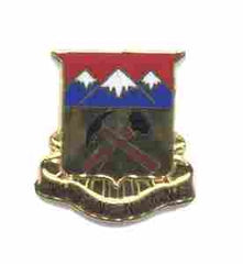 Colorado State Area Command Headquarters Army National Guard Unit Crest with Pins and Clutches by Saunders Military Insignia