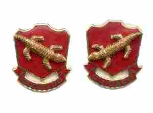 US Army 480th Field Artillery Unit Crest by Saunders Military Insignia