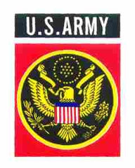 US Army Decal or vinyl adhesive by Saunders Military Insignia