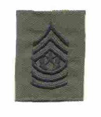 US Army Command Sergeant Major Gortex rank insignia by Saunders Military Insignia