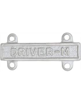 Driver M Qualification Bar by Saunders Military Insignia