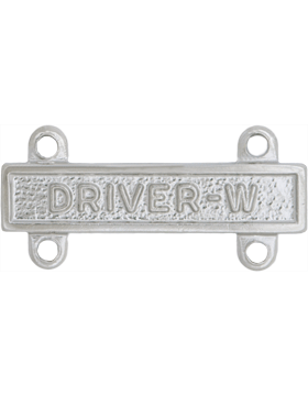 Driver W Qualification Bar or Q Bar - Saunders Military Insignia