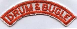 Drum and Bugle O W Patch - Saunders Military Insignia