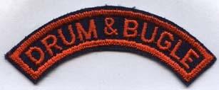 Drum Bugle O B Patch - Saunders Military Insignia