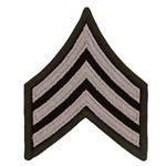 E5 Sergeant (SGT) Army Rank Insignia For The New Army Green Service Uniform by Saunders Military Insignia