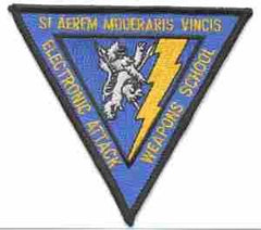 Electronic Weapons Navy Attack School patch by Saunders Military Insignia