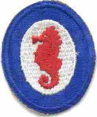 Engineer Amphibous Training Command Patch Patch, Authentic WWII Repro Cut Edge