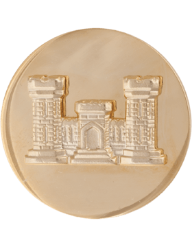 Engineer Enlisted Branch Of Service collar insignia - Saunders Military Insignia