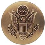 Enlisted Cap Device for new Army Green Service Uniform by Saunders Military Insignia