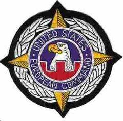European Command US Patch Hand Made