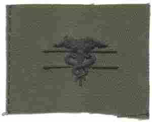 Expert Field Medic Badge, cloth, Subdued by Saunders Military Insignia