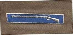 Expert Infantry tan Patch, sew on by Saunders Military Insignia