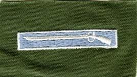 Expert Infantrymen, Badge, cloth, Olive Drab by Saunders Military Insignia