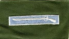 Expert Infantrymen, Badge, cloth, Olive Drab by Saunders Military Insignia