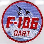 F106 Dart Round Patch Custom Crafted Embroidered Patch