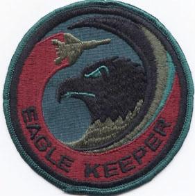 F15 Eagle Keeper Subdued Patch Embroidered Insignia
