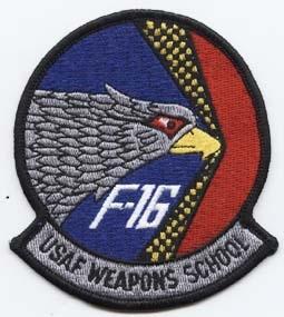F15E Fighter Weapons School Patch Authentic Collectible