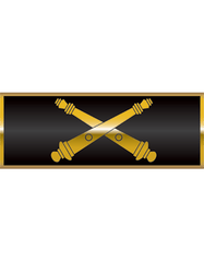 Field Artillery Army branch of service bumper sticker by Saunders Military Insignia