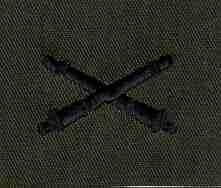 Field Artillery Army Branch of Service insignia by Saunders Military Insignia