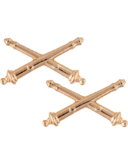 Field Artillery Officer Army Branch Service badge by Saunders Military Insignia