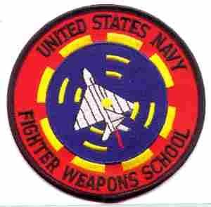 Fighter Weapons School Navy Patch by Saunders Military Insignia