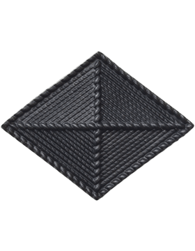 Finance Officer Army branch of service badge in black metal by Saunders Military Insignia