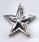 Fench Croix de Guerre Silver Star Large Medal Device by Saunders Military Insignia