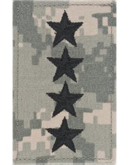 General Army ACU Rank with Velcro by Saunders Military Insignia