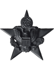 General Staff Officer Army branch of service badge in black metal - Saunders Military Insignia