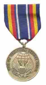 Global War Service (Global War on Terrorism) Full Size Medal by Saunders Military Insignia
