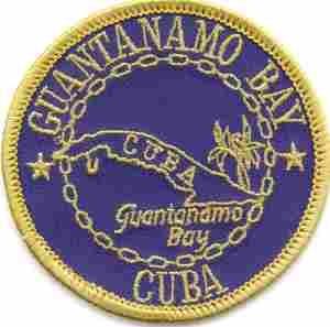 Guantanamo Bay Cuba US Naval Base Patch by Saunders Military Insignia