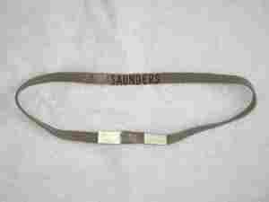 Helmet Band Name Tape Desert in Elastic Gortex by Saunders Military Insignia