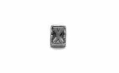 Hourglass silver Ribbon Device by Saunders Military Insignia