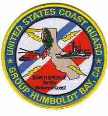 Humboldt Bay CA Group Patch, 5 inches by Saunders Military Insignia