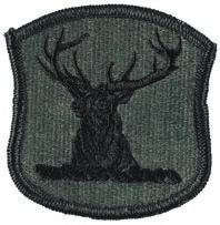 Idaho Army National Guard ACU Patch with Velcro
