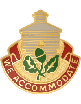 Illinois Army National Guard Unit Crest with We Accommodate Motto
