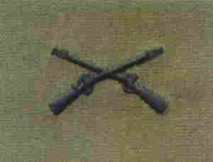 Infantry Army Branch of Service insignia by Saunders Military Insignia