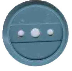Infantry Blue Plastic Collar Disk