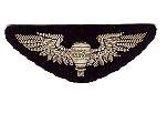 Junior Military Aeronaut Wing Bullion Cloth Patch by Saunders Military Insignia
